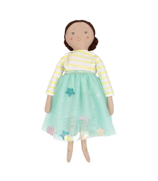 Meri Meri Bez Örgü Bebek // Lila