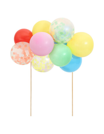 Meri Meri Parti Pasta S&uuml;s // Renkli Balonlar