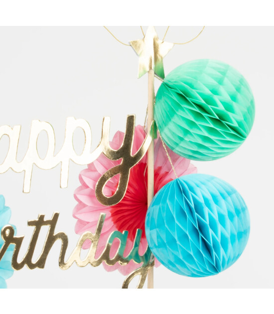 Meri Meri Pasta Süsü // Happy Birthday