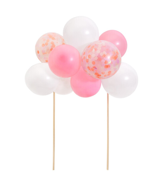 Meri Meri Parti Pasta Süs // Pembe Balonlar