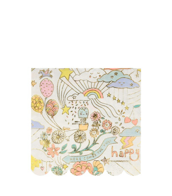 Meri Meri Parti Peçete (L) // Happy Doodle