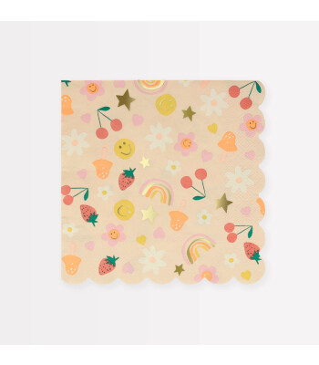 Meri Meri Peçete (L) // Happy Face