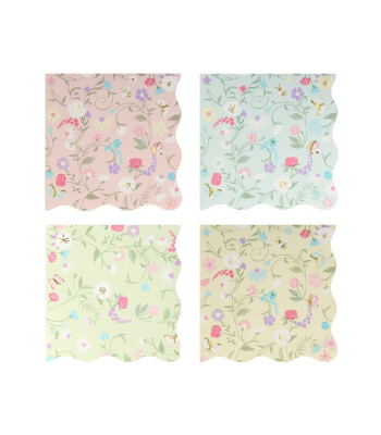 Meri Meri Parti Peçete (S) // Laduree Floral Çiçekli