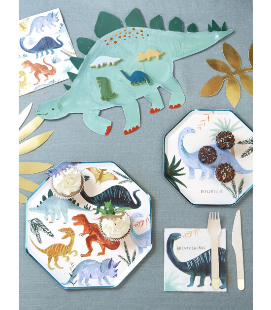 Meri Meri Parti Tabak (L) // Dinozor