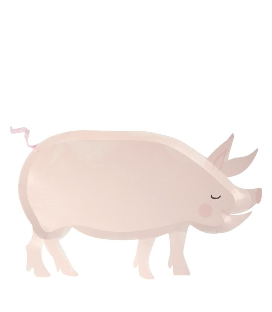 Meri Meri Parti Tabak // Domuz