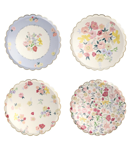 Meri Meri Parti Tabak (L) // English Garden - kb