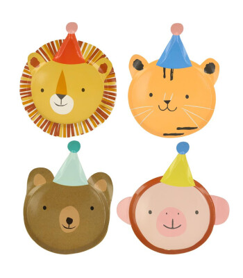 Meri Meri Parti Tabak // Hayvan Geçit Töreni