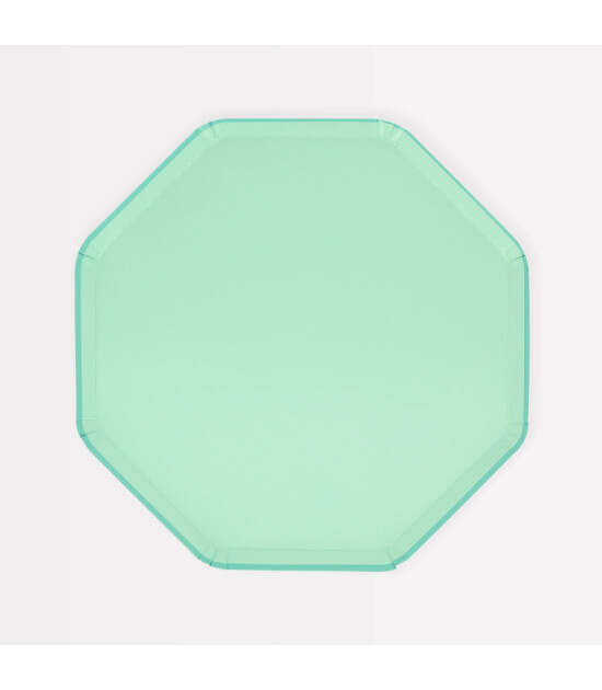 Meri Meri Parti Tabak (M) // Sea Foam Green