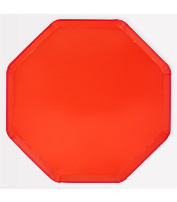 Meri Meri Parti Tabak (L) // Tomato Red