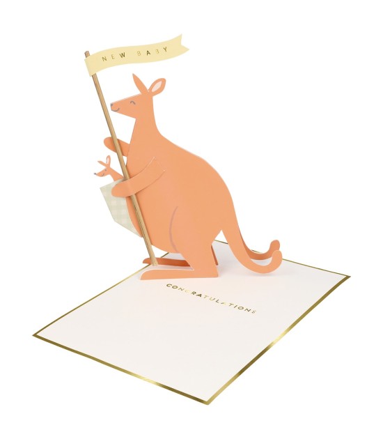Meri Meri Tebrik Kartı // Kanguru