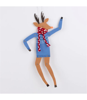 Meri Meri Tebrik Kartı // Dans Eden Ren Geyiği