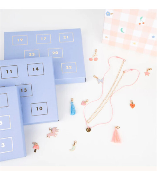 Meri Meri Advent Calendar // Enamel Charm Necklace