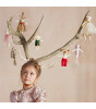 Meri Meri  - Mrs Reindeer Tree Decorations - Bayan Ren Geyiği Ağaç Süsü