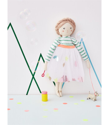 Meri Meri Bez Örgü Bebek // Matilda