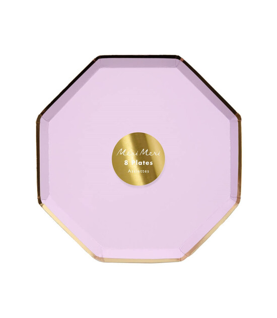 Meri Meri Parti Tabak (S) // Eflatun