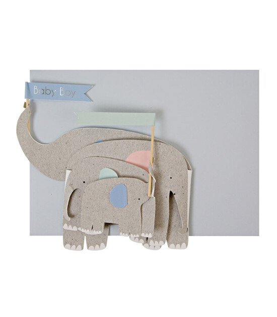 Meri Meri Tebrik Kartı // Filler Akordeon