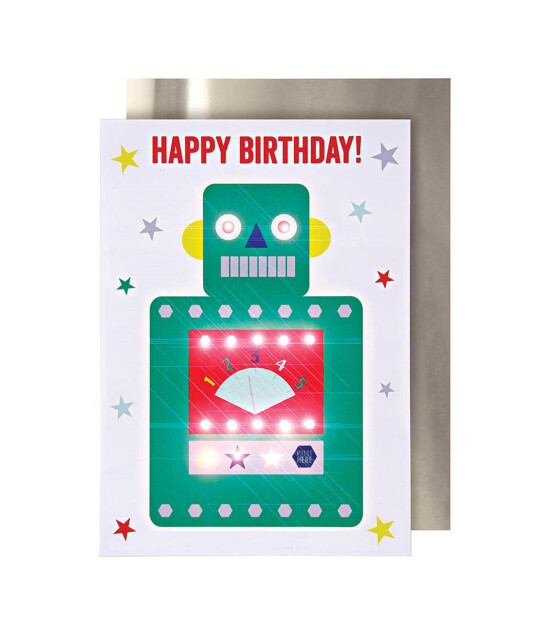 Meri Meri Tebrik Kartı // Robot Happy Birthday