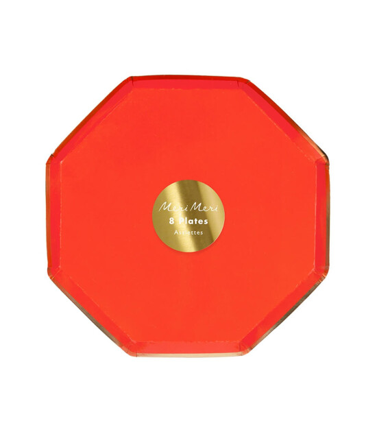 Meri Meri Parti Tabak (S) // Kırmızı