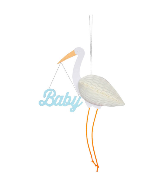 Meri Meri Tebrik Kartı // Leylek Erkek Bebek