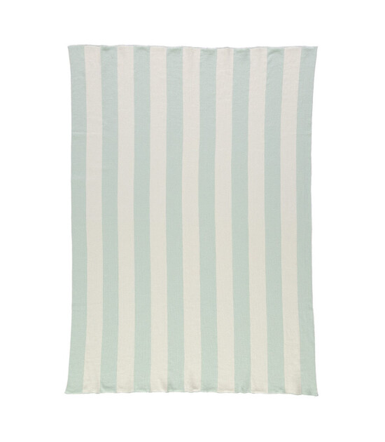 Meri Meri Battaniye // Nane Yeşili & Fildişi