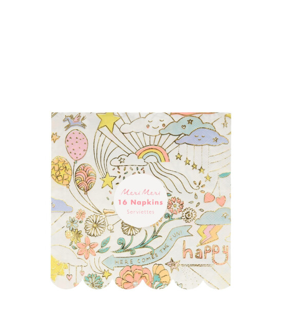Meri Meri Parti Peçete (L) // Happy Doodle