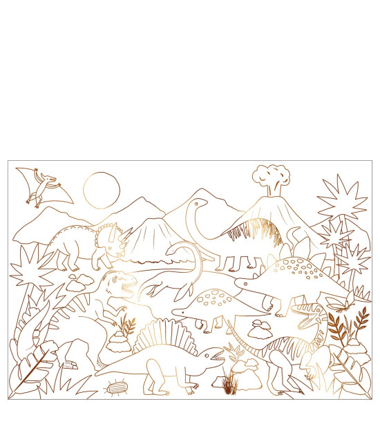 Meri Meri Poster // Dinozor