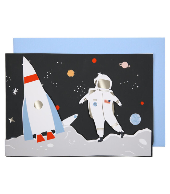 Meri Meri Tebrik Kartı // Uzay