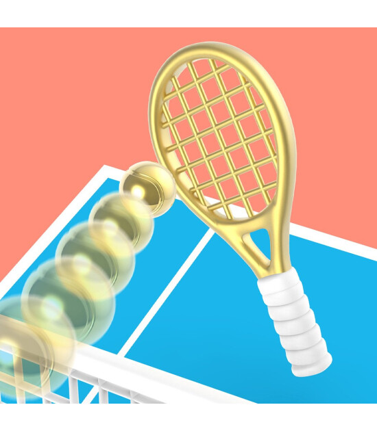 Metalmorphose Anahtarlık // Gold Padel Tenis