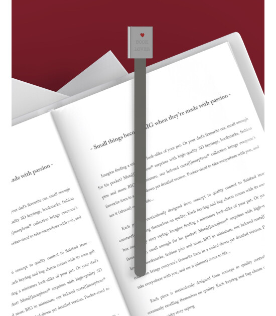 Metalmorphose Kitap Ayracı // Book Lover