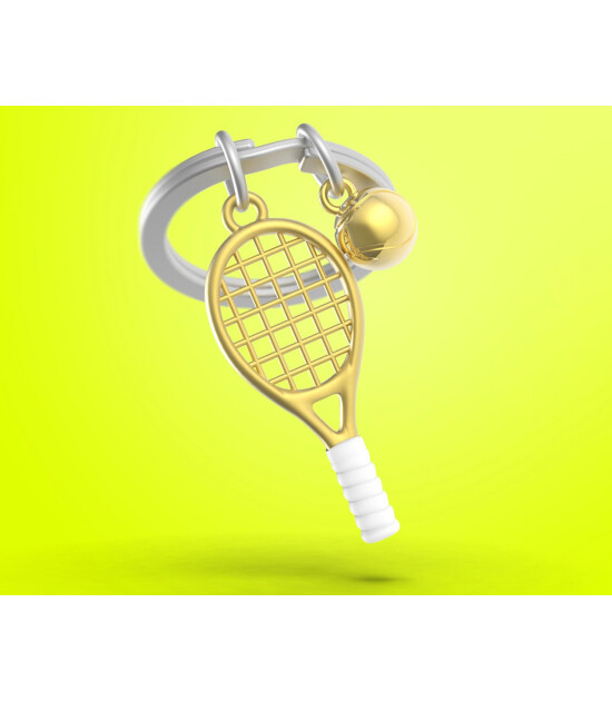 Metalmorphose Anahtarlık // Gold Padel Tenis