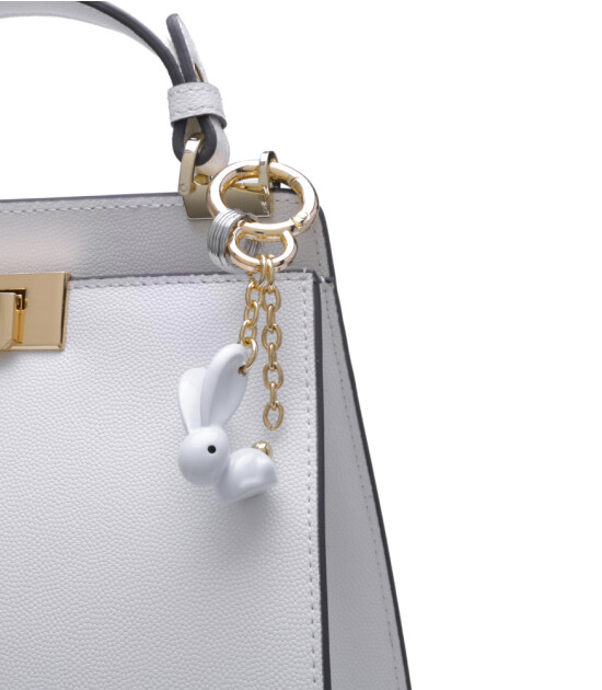 Metalmorphose Anahtarlık // Tavşan Ponponlu