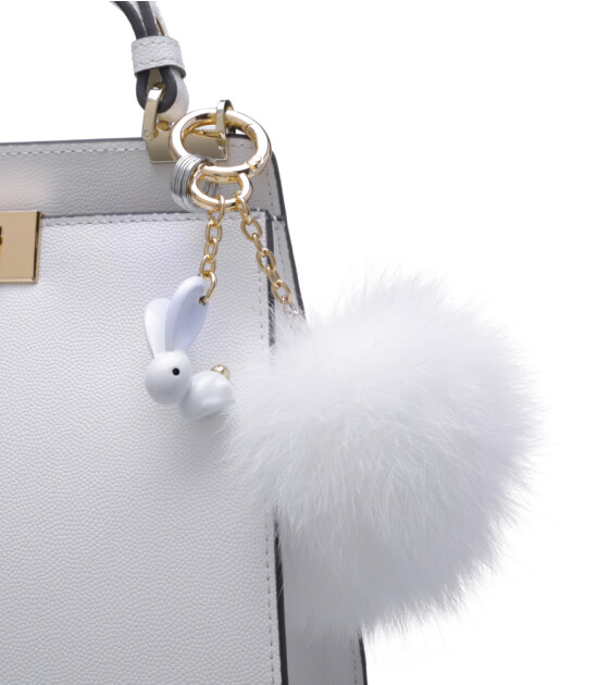 Metalmorphose Anahtarlık // Tavşan Ponponlu