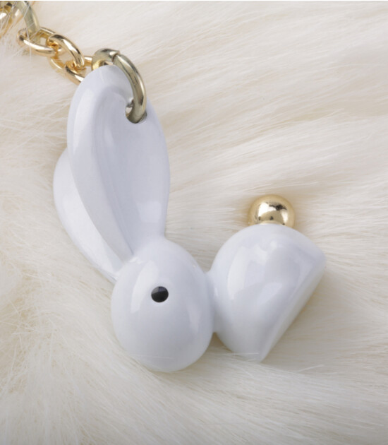 Metalmorphose Anahtarlık // Tavşan Ponponlu