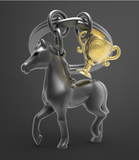 Metalmorphose Anahtarlık // Yarış Atı