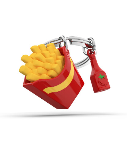 Metalmorphose Anahtarlık // French Fries ve Ketçup
