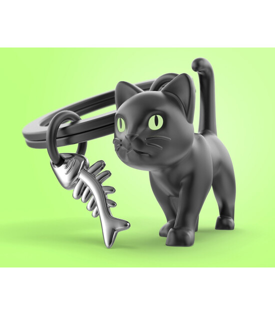 Metalmorphose Anahtarlık // Black Cat