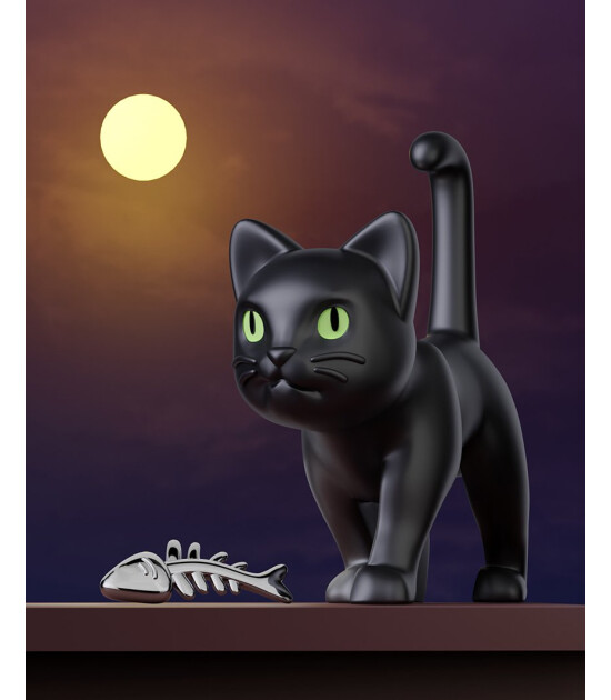 Metalmorphose Anahtarlık // Black Cat