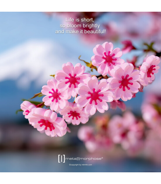 Metalmorphose Nature Cherry Blossom Anahtarlık / &Ccedil;anta Aksesuarı