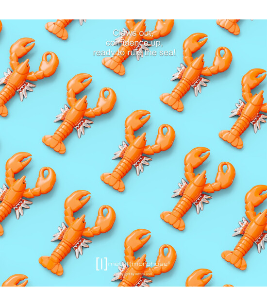 Metalmorphose Istakoz Anahtarlık