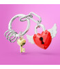 Metalmorphose Love Lock Kırmızı Anahtarlık