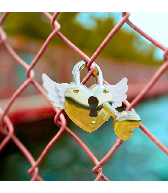 Metalmorphose Love Lock Anahtarlık