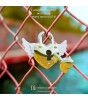 Metalmorphose Love Lock Anahtarlık