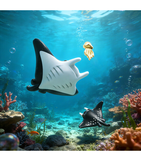 Metalmorphose Manta Vatozu Anahtarlık