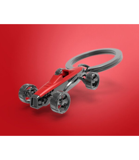 Metalmorphose Anahtarlık  Yarış Arabası // Kırmızı