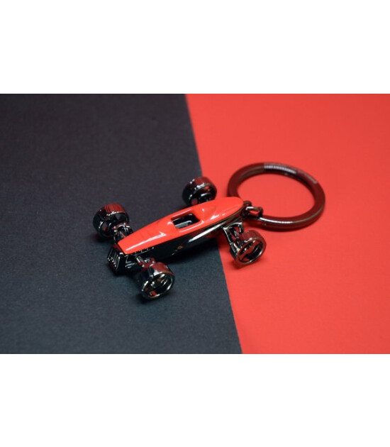 Metalmorphose Anahtarlık  Yarış Arabası // Kırmızı