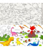 Mideer Yapışkanlı Boyama Rulosu - Muhteşem Dinozorlar, 4 Metre