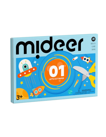 Mideer Zeka Oyunu Kitabı: Kağıt Kesme Etkinliği 1. Seviye