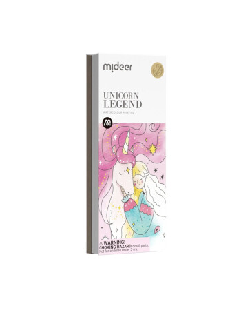 Mideer Akıllı Sulu Boya Defteri - Unicorn Efsanesi