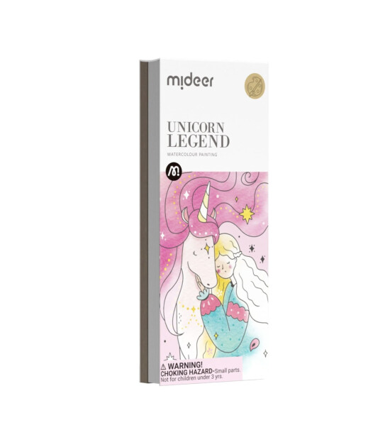 Mideer Akıllı Sulu Boya Defteri - Unicorn Efsanesi