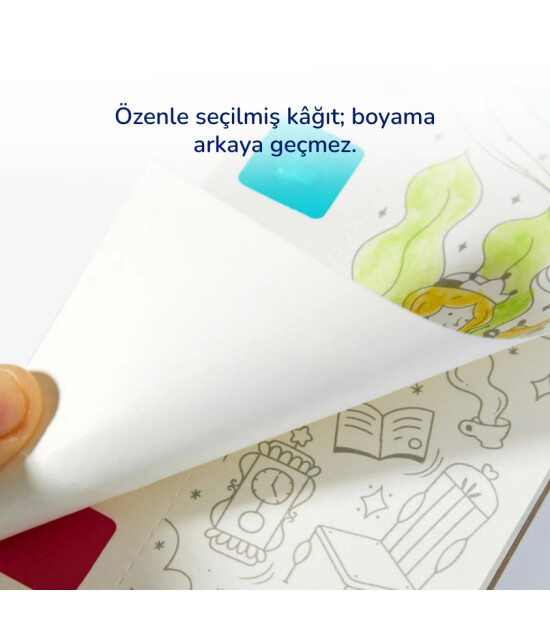 Mideer Akıllı Sulu Boya Defteri - Unicorn Efsanesi